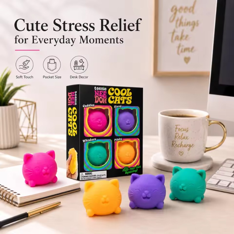Trending Needoh Mini 4 Pack Se - Fidget Cube Original review and price