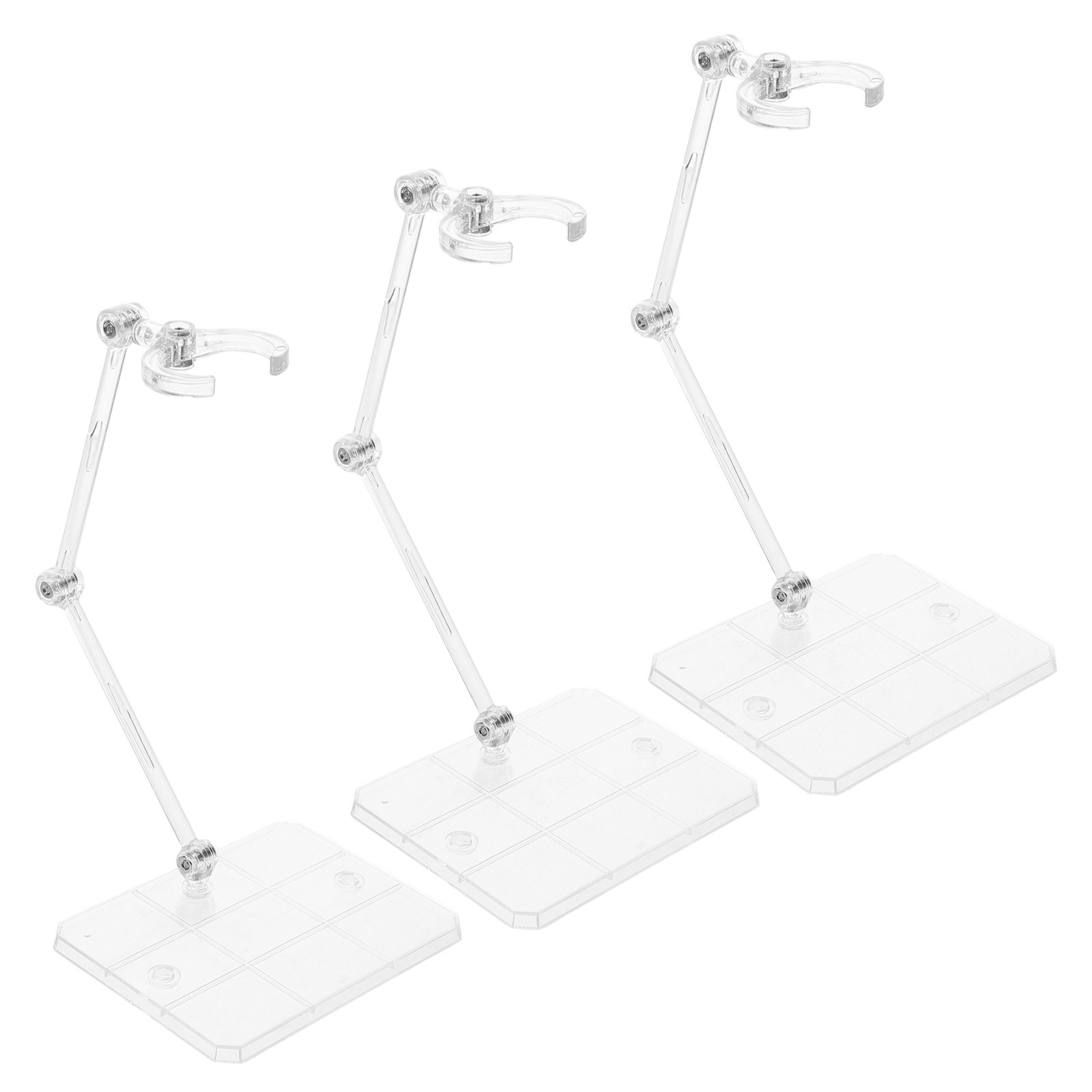 3Pcs Transparent Figure Suppor - Action Figure Stand review and price